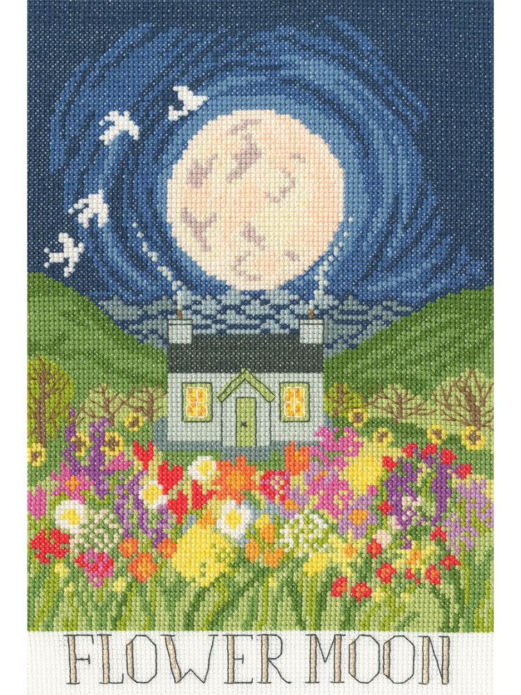 Набор для вышивания нитками Bothy Threads Flower Moon Набор для вышивания нитками Bothy Threads Flower Moon