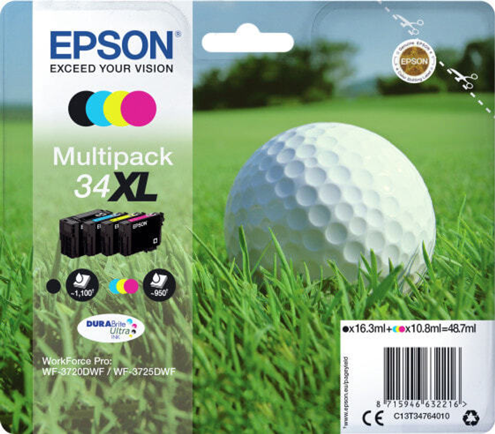 Картридж струйный Multi Pac 1 шт Epson C13T34764020