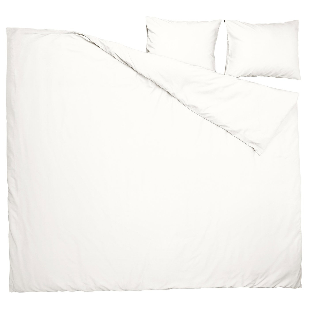 IKEA PILTANDVINGE  (ИКЕА ПИЛТАНДВИНГЕ)  -  Пододеяльник и 2 наволочки - белый 200x200/50x60 см
