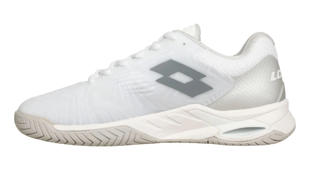 Женские теннисные кроссовки Lotto Mirage 100 II SPD W - all white/cool gray 9C