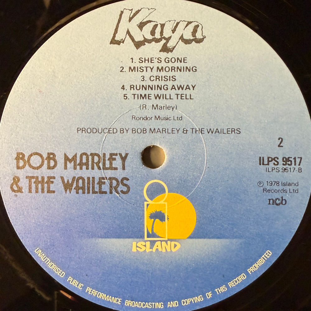 Bob Marley & The Wailers - Kaya (Скандинавия 1978г.)