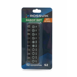 Набор бит ROSSVIK ST352, TA, U, Y, 10 предметов