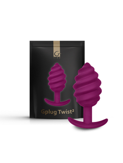 Витая анальная пробка Gvibe Gplug Twist 2 для ношения