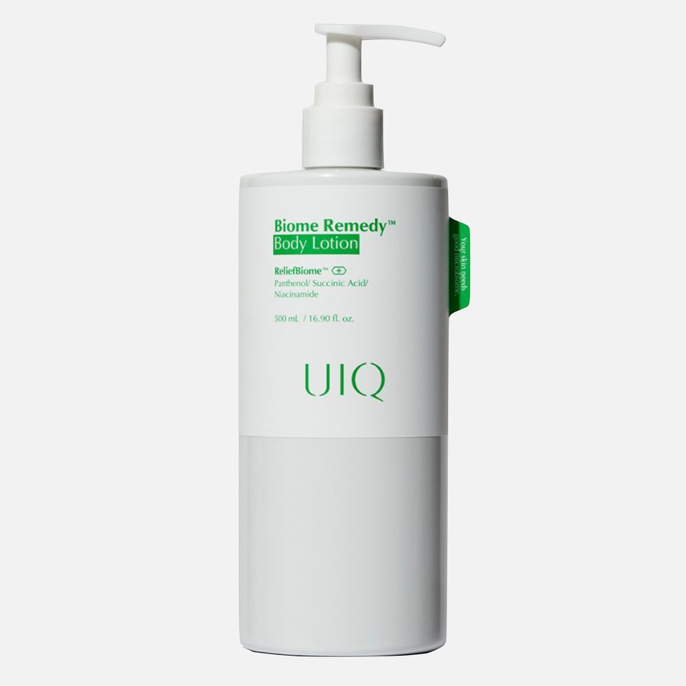 UIQ Biome Remedy Body Lotion Легкий успокаивающий лосьон для тела с пробиотиками и пантенолом, 500 мл UIQ Biome Remedy Body Lotion Легкий успокаивающий лосьон для тела с пробиотиками и пантенолом, 500 мл