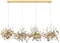 Подвесной светильник Garden GARDEN SP3х4 L1600 GOLD Crystal Lux