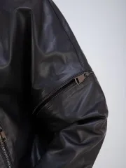Куртка женская из натуральной кожи оверсайз Турция