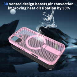 Прозрачный чехол Mesh Pro Magnetic Case для iPhone 17