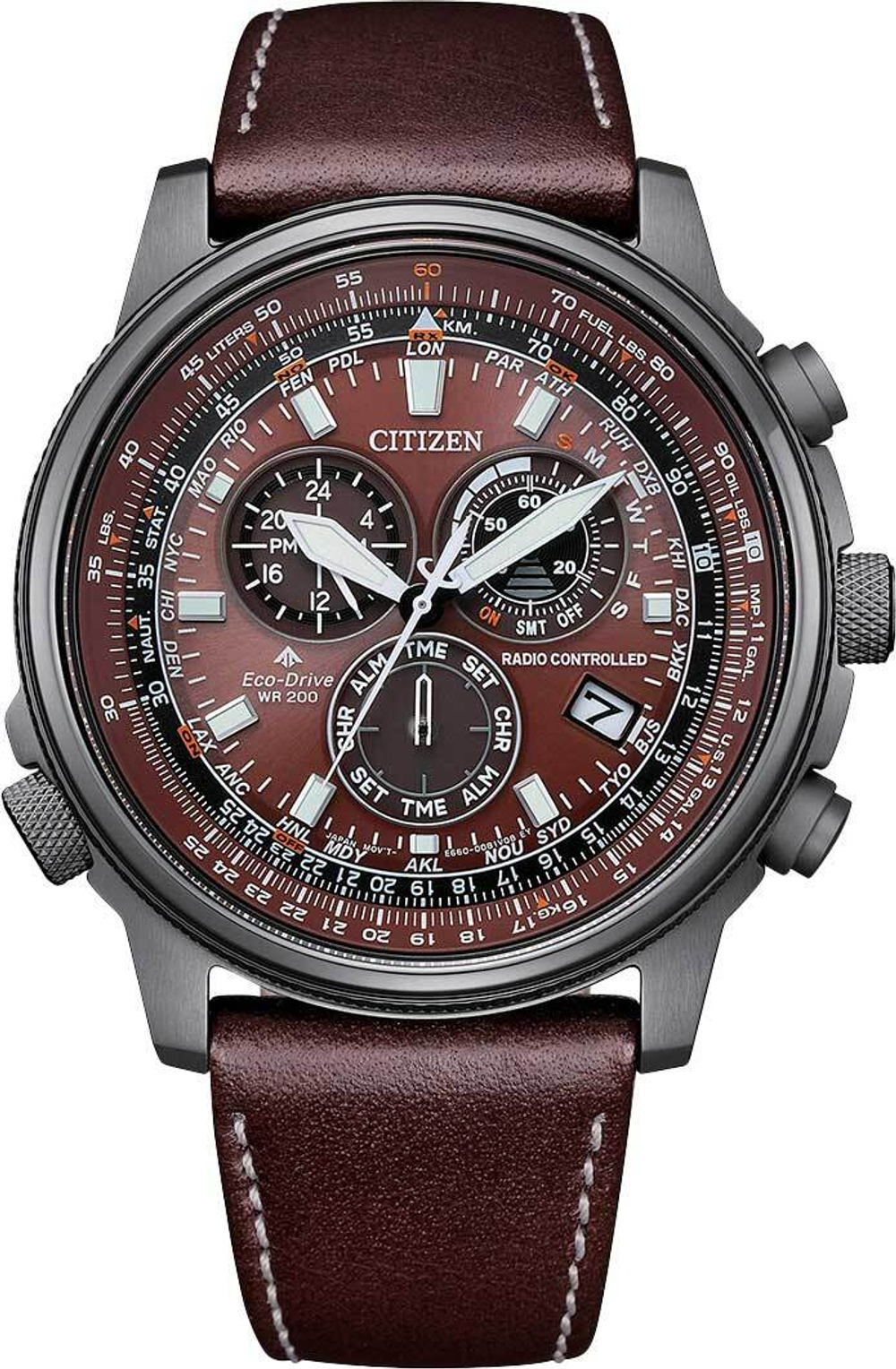 Японские наручные часы Citizen CB5868-09X с хронографом