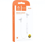 Bluetooth - гарнитура DENMEN DL05, вакуумные, BT4.2, 60mAh White