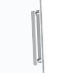 Душевой уголок Комо Софт (Como Soft) VSR-1CS1011CL, 1100*1000, хром, стекло прозрачное,