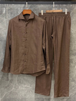 Льняной костюм Zegna