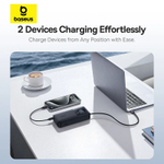 Внешний аккумулятор повербанк чёрный Power Bank 20000mAh 65W BASEUS PPLSC01-20