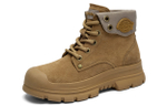 Dickies Short Combat Boots Women"s Yellow Brown