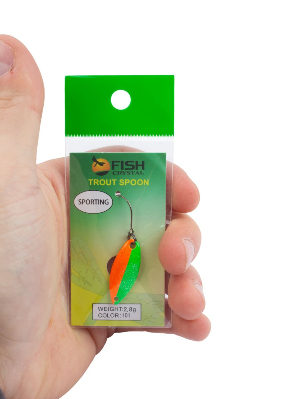 Блесна Fish Crystal SPORTING 30 мм 2.8 г на форель цвет 101