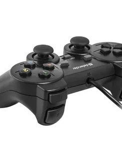 Геймпад Defender Omega USB, проводной, вибрация, для PC, USB, черный