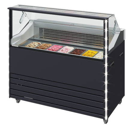 Морозильная витрина Carboma BLISS IC72 SL 1,3-1 9003 для мороженого