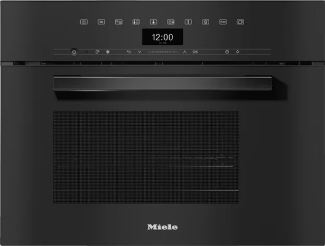 Встраиваемая пароварка с СВЧ Miele DGM7440 OBSW