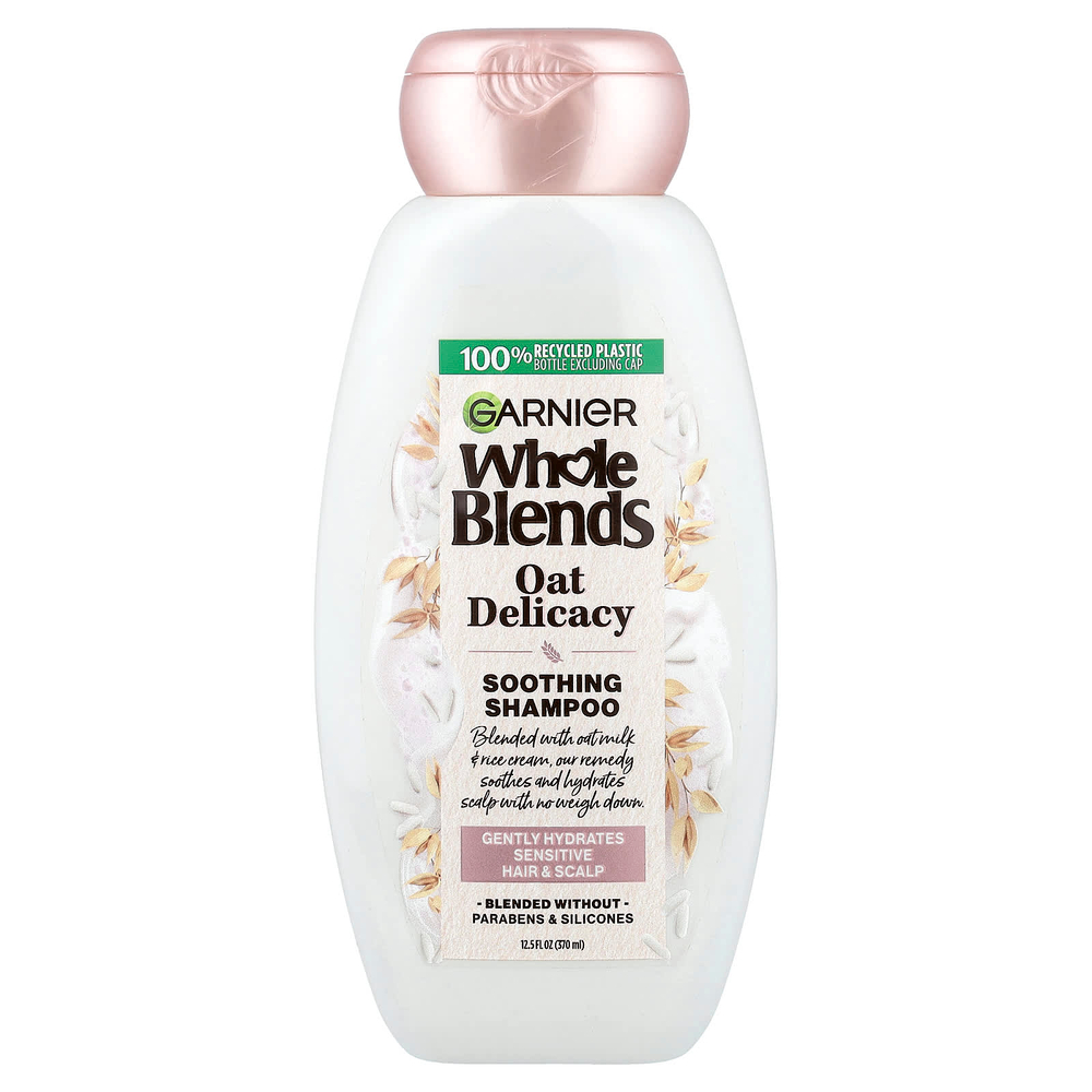 Garnier, Whole Blends, успокаивающий шампунь с овсом, 370 мл (12,5 жидк. унции)