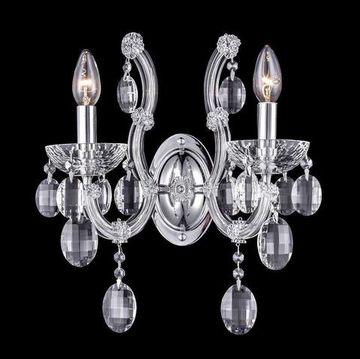 Бра Hollywood AP2 Chrome Crystal Lux