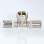 Тройник пресс Valtec с переходом на вн. р. 16х1/2"х16 (VTm.232.N.160416)