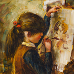 Картина «Юная художница»
