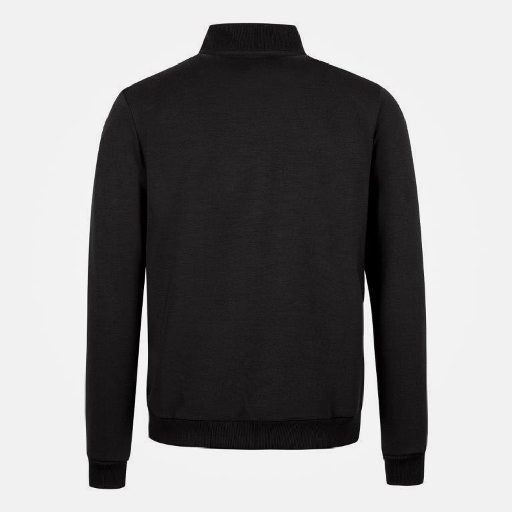 Мужская теннисная кофта Le Coq Sportif ESS T/T FZ Sweat No.1 M - черный