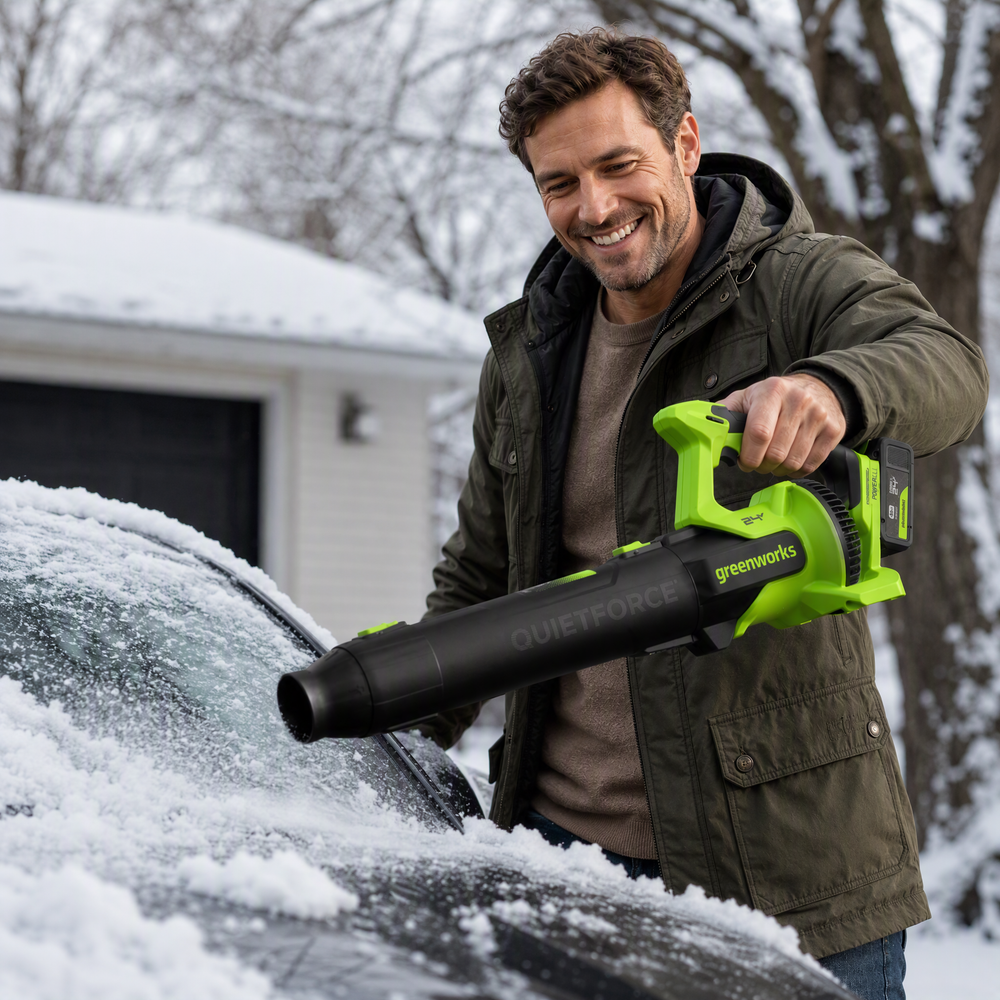 Воздуходувка аккумуляторная Greenworks BL2900C, 24V, бесщёточная, без АКБ и ЗУ (BL2900CA1)