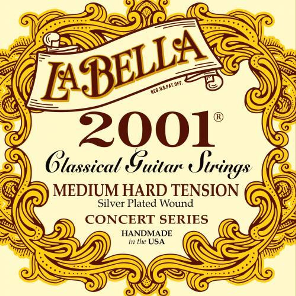 Струны для классической гитары La BELLA 2001 medium hard