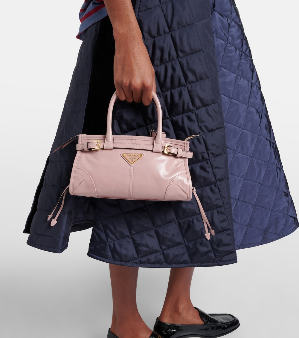 Сумка Prada Bonnie Mini Leather Top Handle Bag