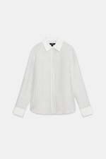 РУБАШКА В ПОЛОСКУ ИЗ 100% ШЕЛКА — ZW COLLECTION — ZARA