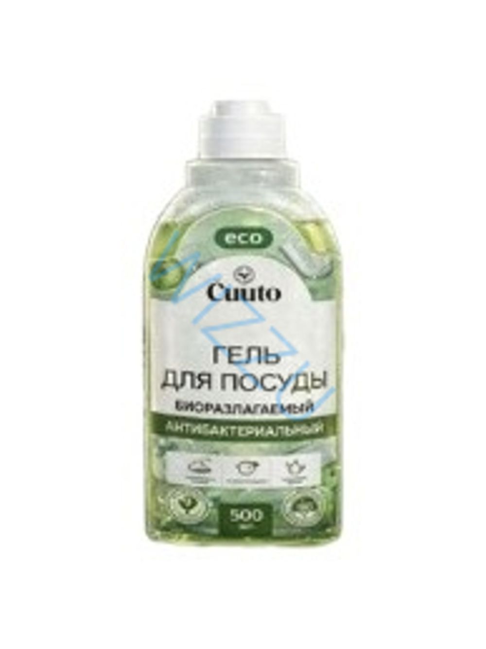 Куто Гель для мытья посуды HOME зеленое яблоко, 0,5 л