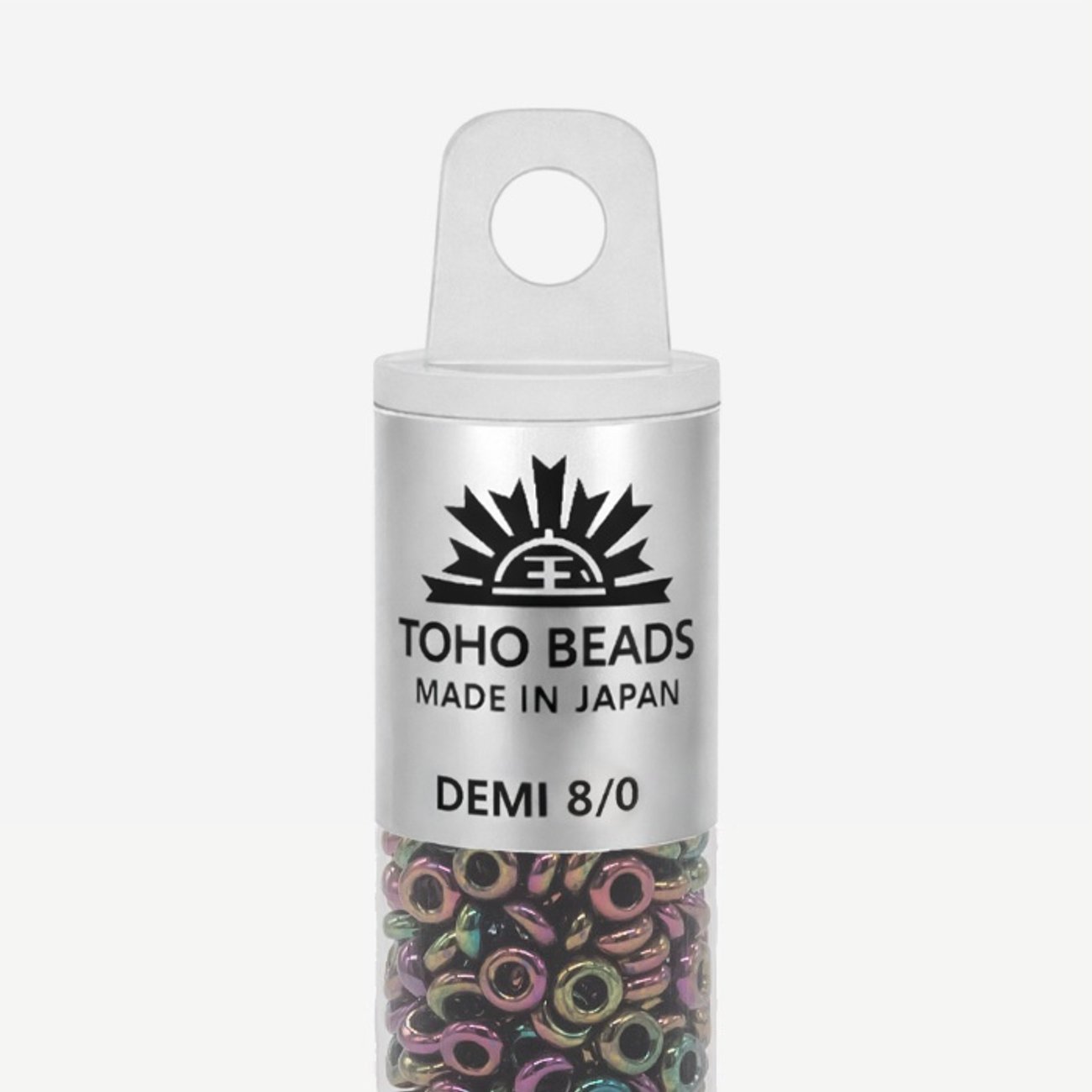 Японский бисер TOHO Demi 8/0 (№509), металлизированный, непрозрачный глянцевый