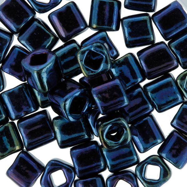 Бисер Toho Cube 4 мм, 25 г (5х5 г), 0088 сине-сиреневый