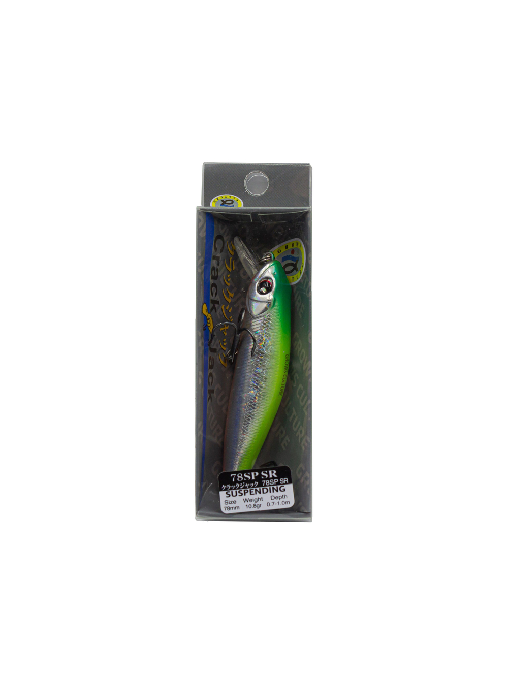 Воблер минноу CrackJack 78SP SR 10.8 г цвет #19