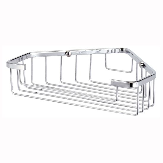 Полка угловая Besser BS 8507 (20,5х16х5 см) из нержавеющей стали с хромированным покрытием