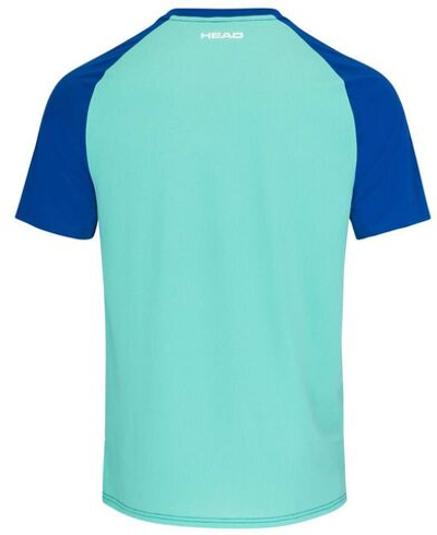 Мужская теннисная футболка Head Topspin T-Shirt - royal/print vision