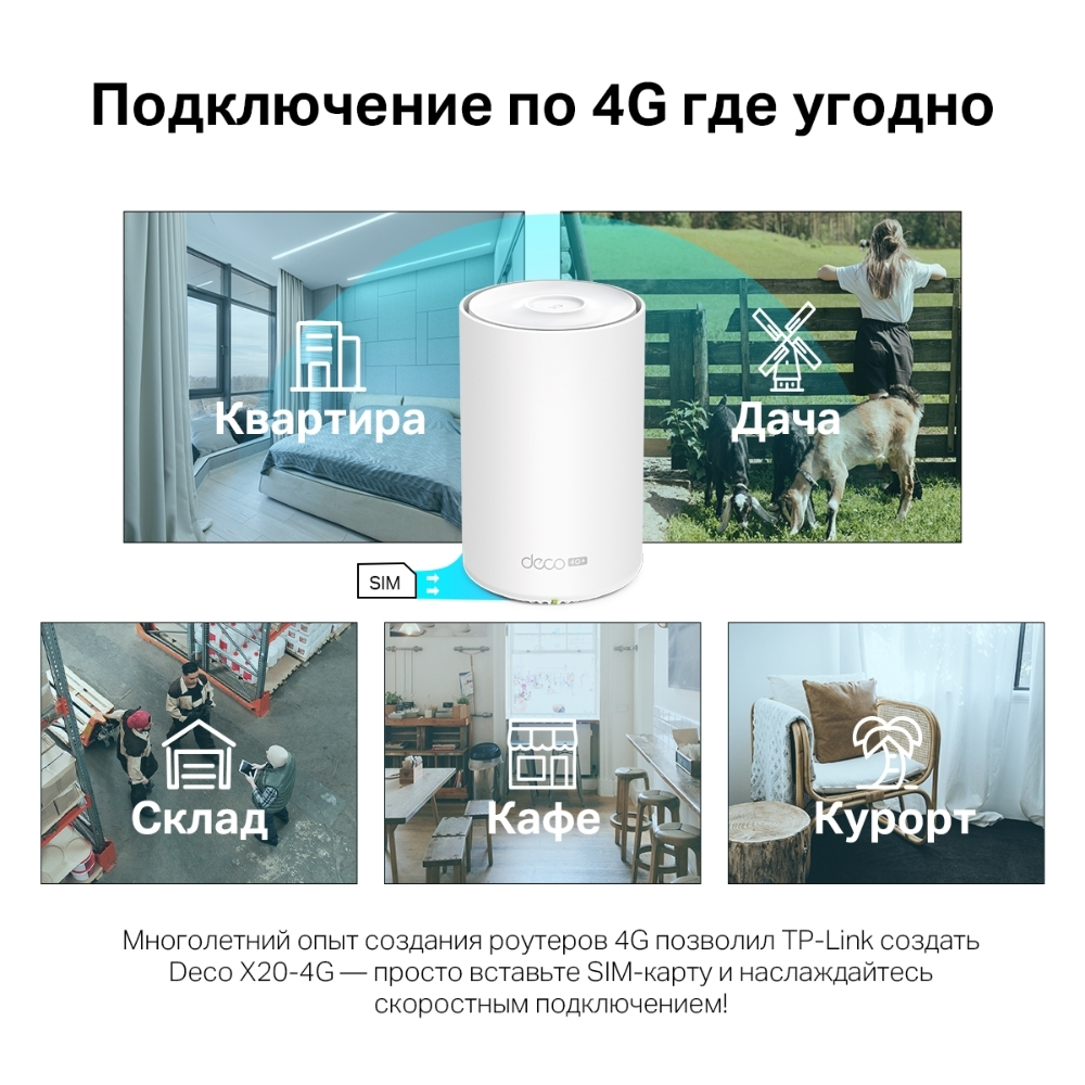4G роутер TP-Link Deco X20-4G