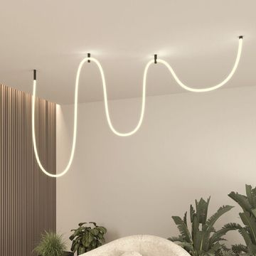 Светодиодный гибкий неон 24V 12W 336Led 2835 IP20 3000K круглый тёплый белый 5 м Full light Elektrostandard