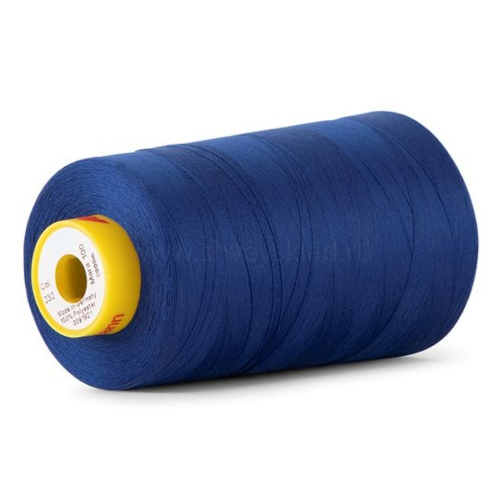 Нитка Gutermann Mara 150 (5000 метров), 1 боб., особо тонкая | 232 кобальт