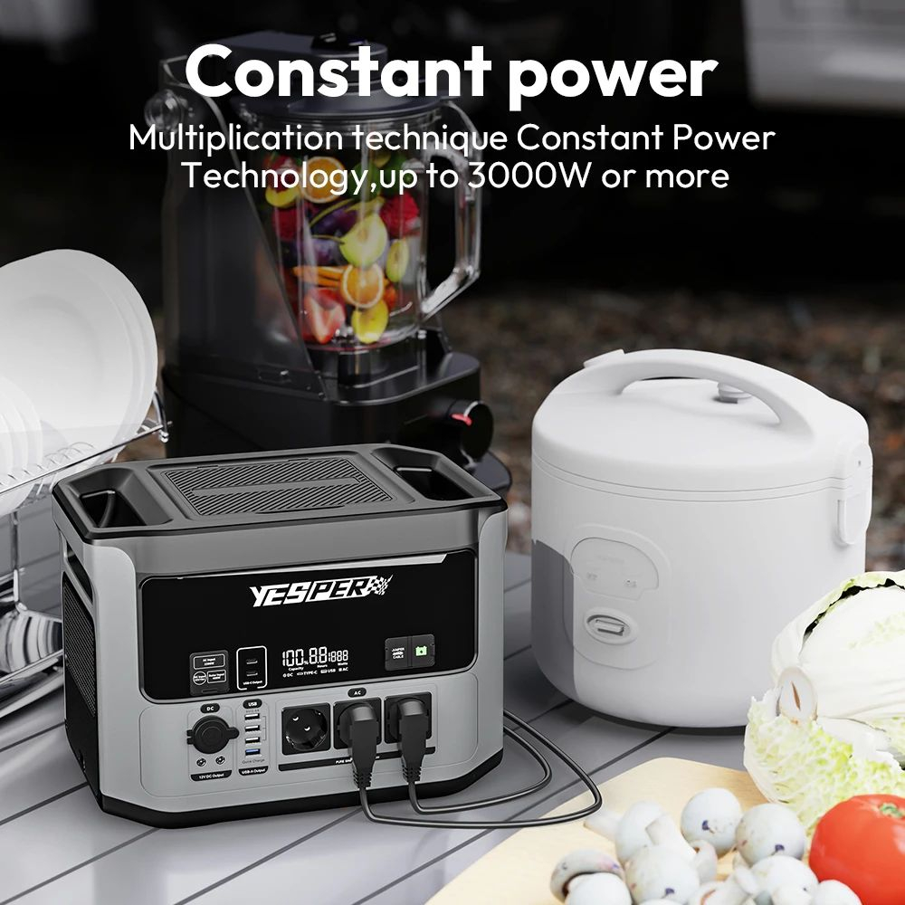 Портативная автономная электростанцияYesper 440000mAh 1408Wh 1000A Model: PB-58