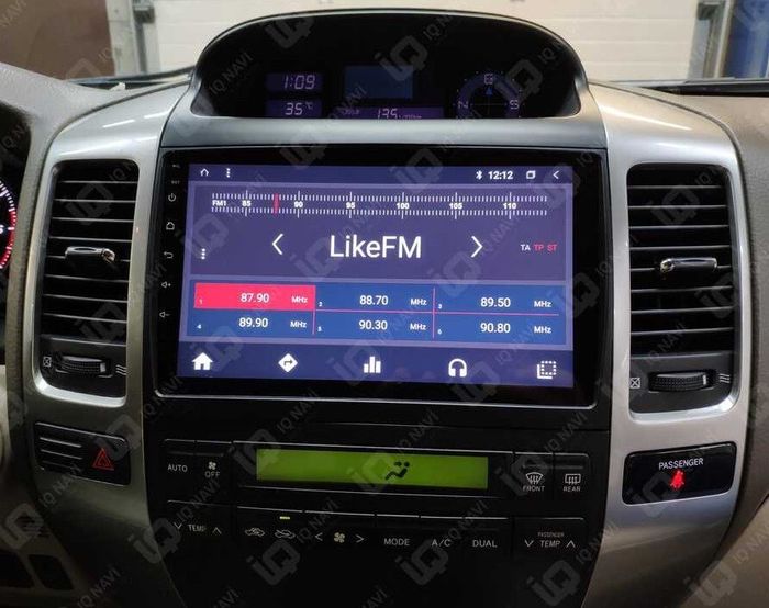 Магнитола для Toyota Land Cruiser Prado 120, Lexus GX470 (экран климата внизу) - ZX359R9-7862 Android 10, Быстрая, SIM-слот