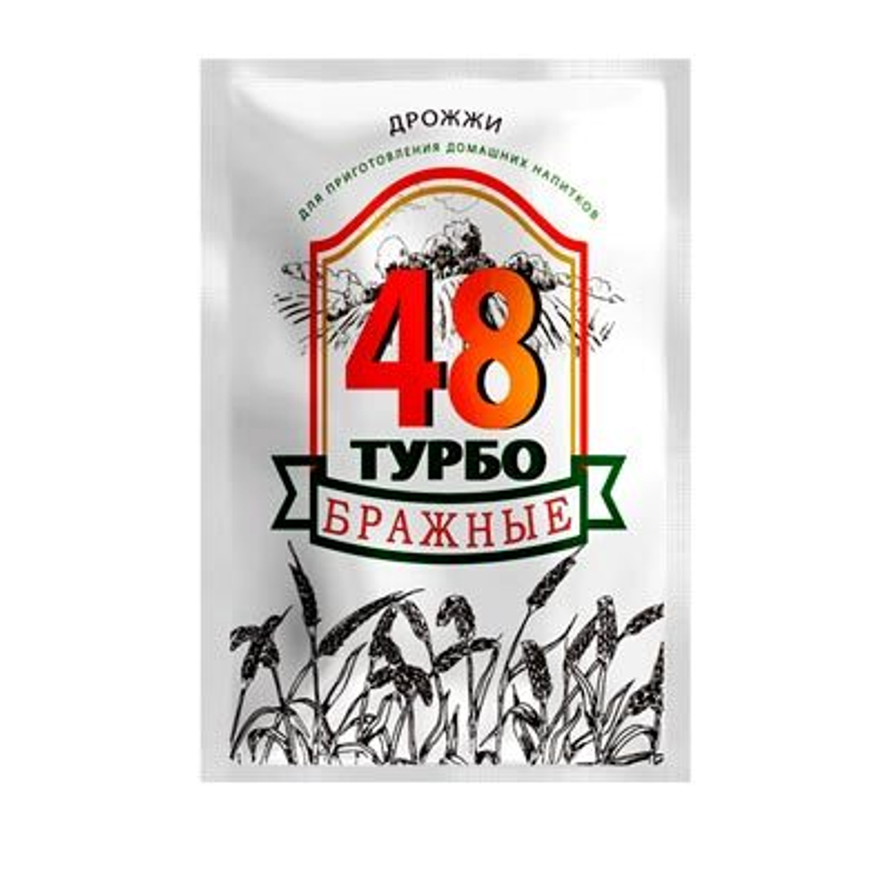 Спиртовые дрожжи "Бражные" Турбо 48, 130 г