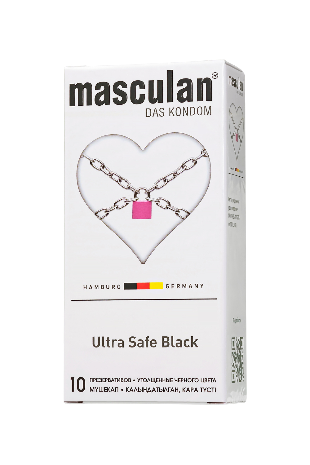 ПРЕЗЕРВАТИВЫ MASCULAN 4 ULTRA Safe Black (УЛЬТРАПРОЧНЫЕ)