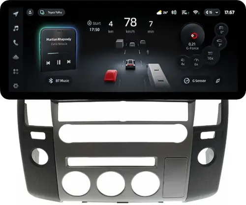 Магнитола для Nissan Pathfinder R51 2004-2010 (штатная нави, большая рамка) - Teyes CC4PRO монитор 12.3" 2K QLED + рамка 9, Android 13, Быстрейшая, Snapdragon 778G, ИИ, CarPlay, DSP, 4G SIM-слот