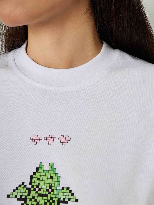 Футболка Tetris dragon silkscreen белая - фото 9