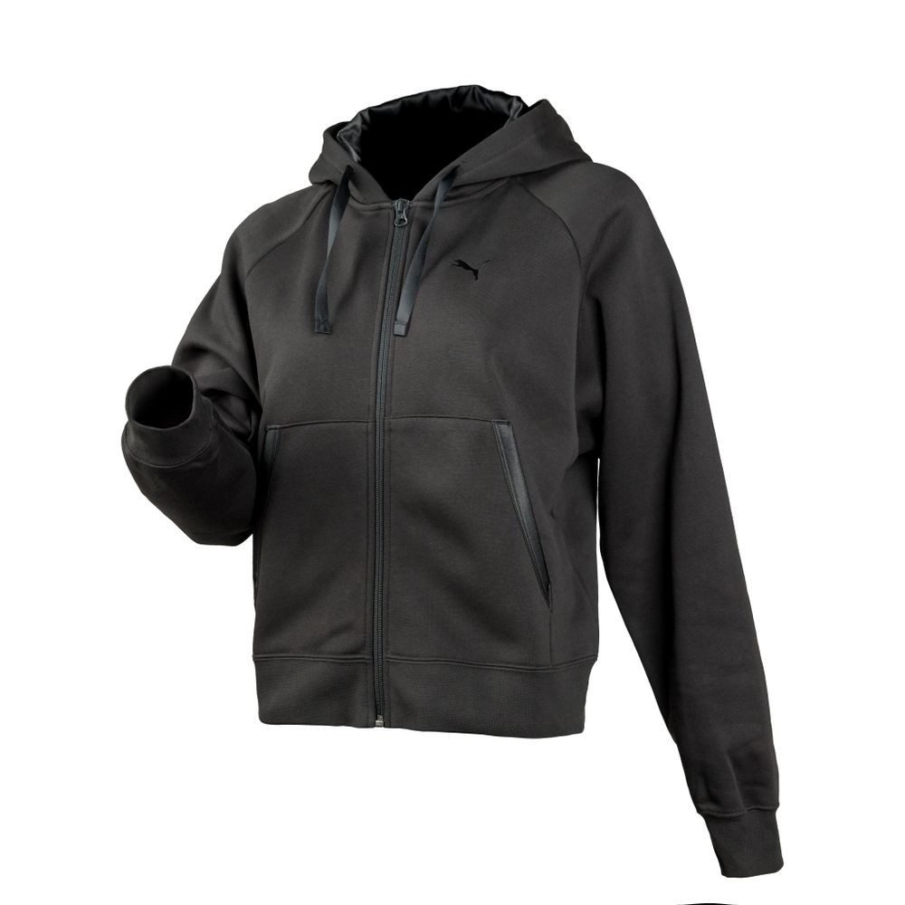 Толстовка женская PUMA ESS ELEVATED Satin FZ Hoodie FL