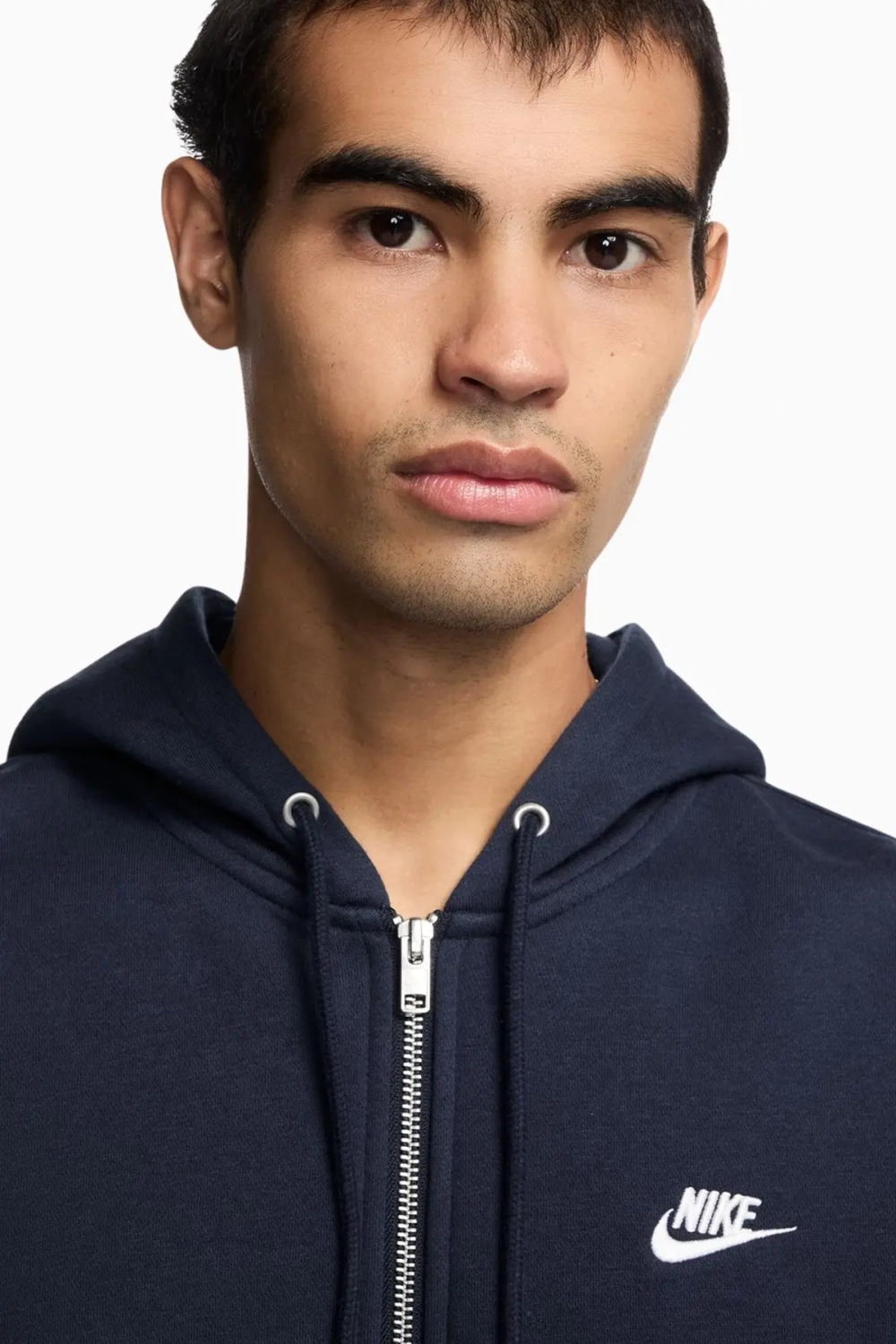 Кофта Nike Club Full-Zip - темно-синий