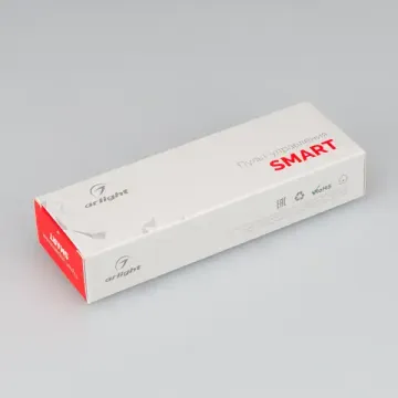 Кнопочный радиопульт с сенсорным кольцом 031939 SMART-R43-RGBW Black (4 зоны, 2.4G) черный Arlight