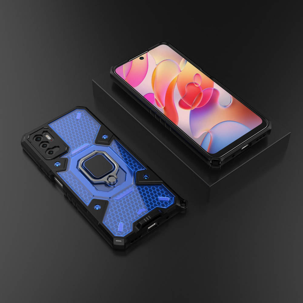 Противоударный чехол с Innovation Case c защитой камеры для Xiaomi Poco M3 Pro / Redmi Note 10 5G