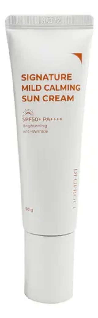 Deoproce Signature Mild Calming Sun Cream Spf50+ Pa++++ Успокаивающий солнцезащитный крем